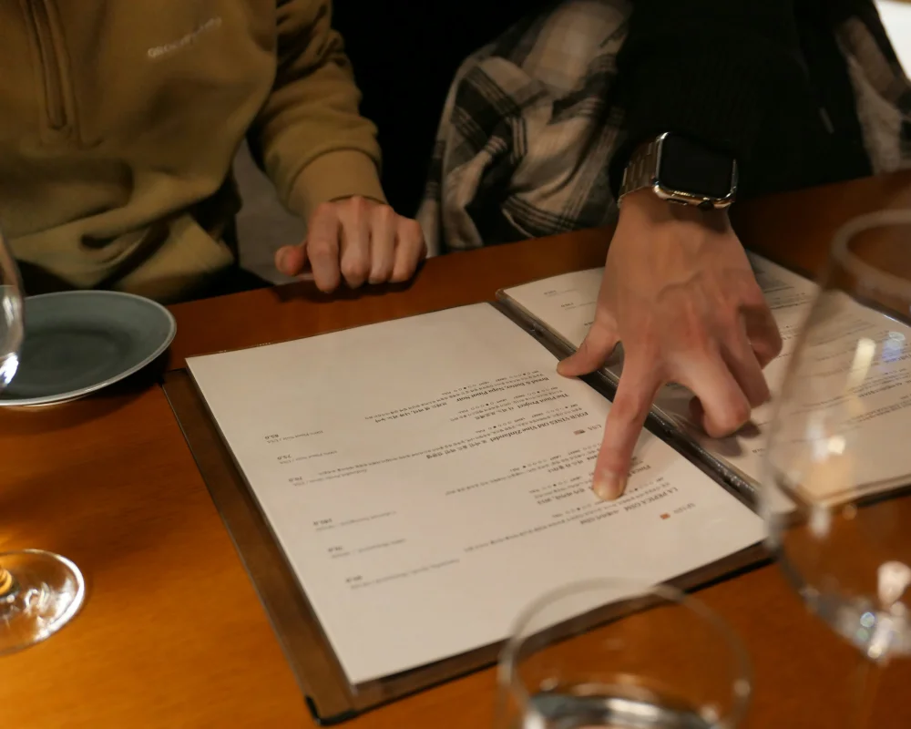 Autoriser la commande des menus à l’avance dans le widget